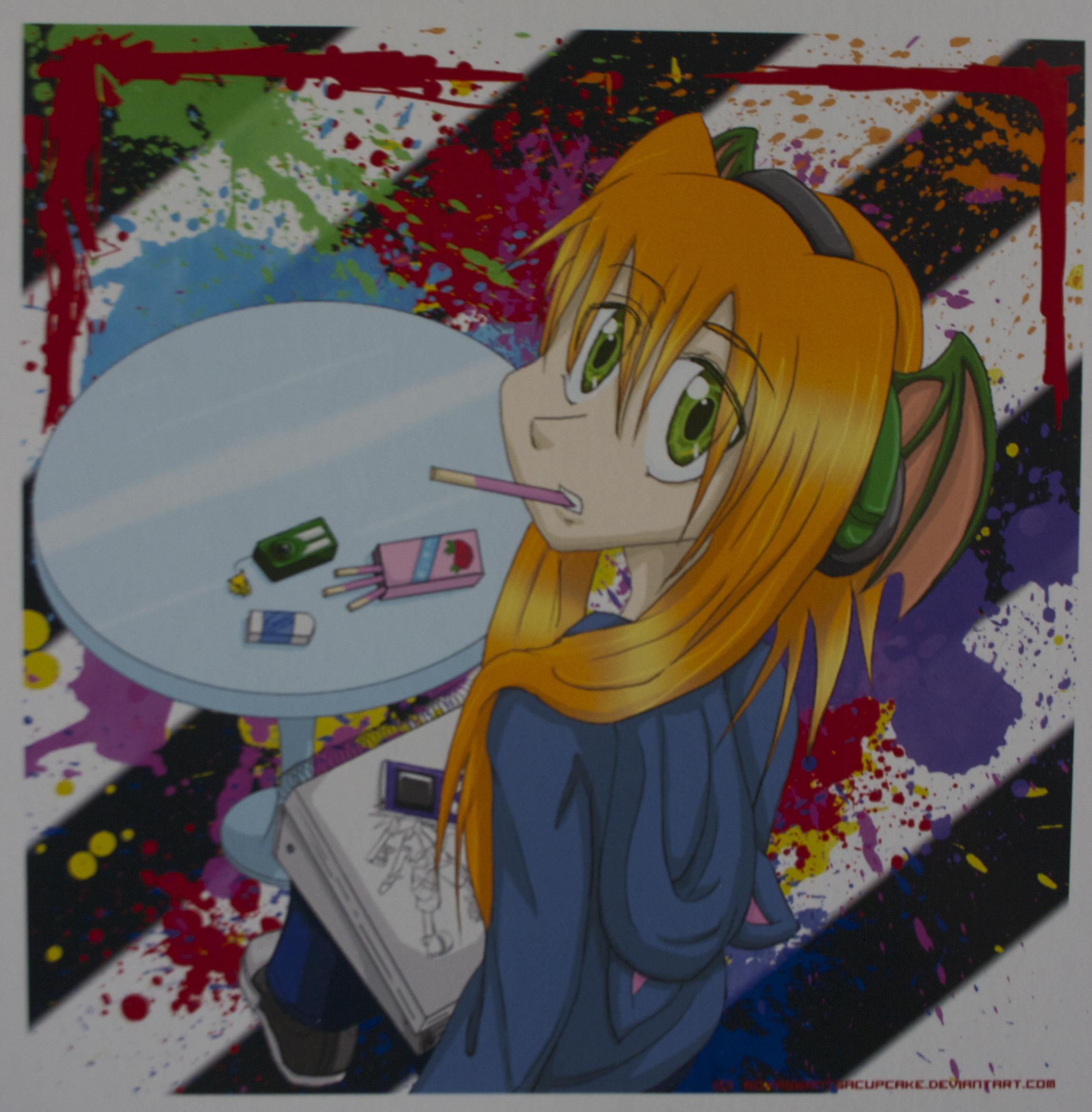 Amanda Saenz's manga drawing